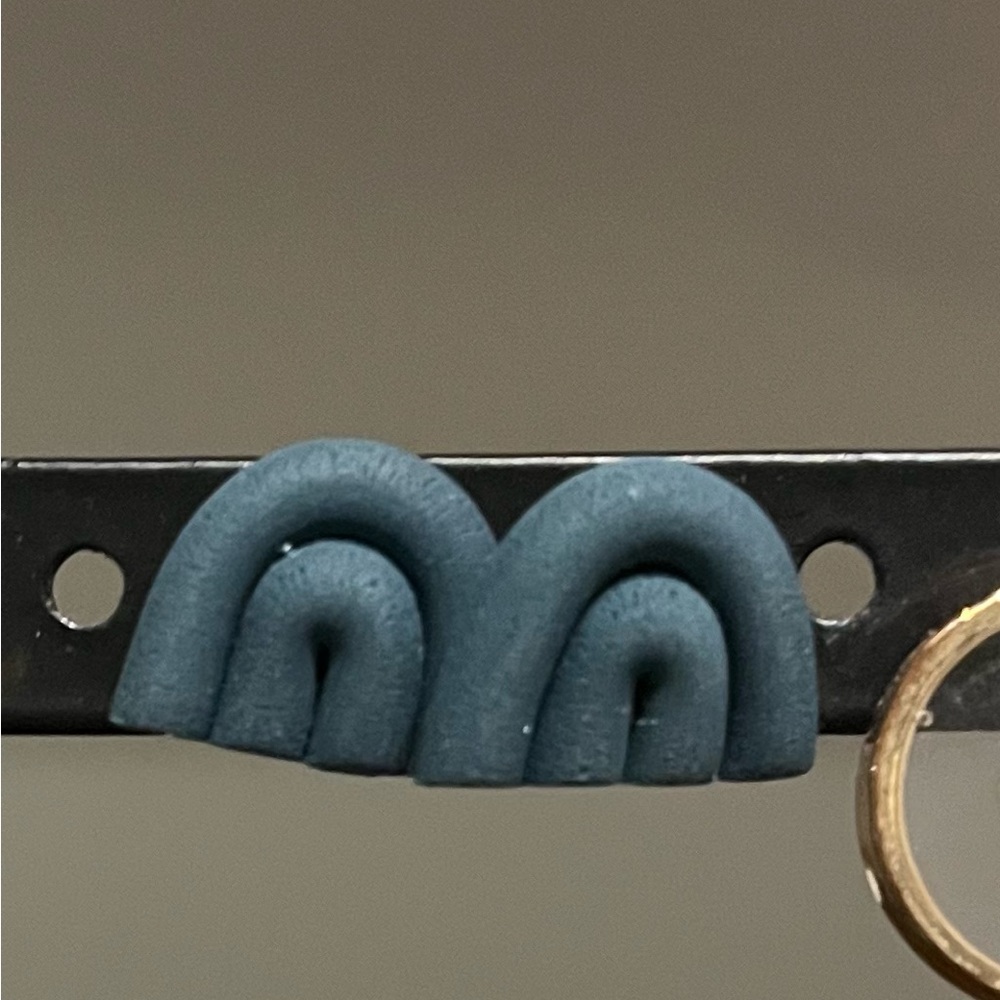 Blue Rainbow DIY Earrings